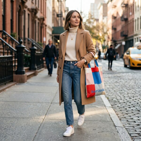 2-Pack Canvas Tote Bags – Color Block & Checkered Design