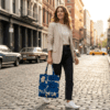 Marimekko Kioski Unikko Canvas Tote Bag - Oversized Iconic Floral Print