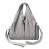 Minimalist Ruched Nylon Multi-Pocket Daily Shoulder Bag