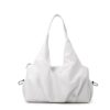 Minimalist Slouchy Hobo Bag | Soft Aesthetic Nylon/Canvas Travel & Work Tote Bag for Women