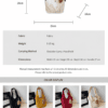 Ultra-Light Everyday Canvas Shoulder Bag | Casual Multi-Pocket Tote with Cute Bear Charm