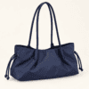 Minimalist Ruched East-West Tote | Cleancarry