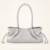 Minimalist Ruched East-West Tote | Cleancarry