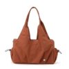 Minimalist Slouchy Hobo Bag | Soft Aesthetic Nylon/Canvas Travel & Work Tote Bag for Women
