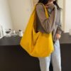 Oversized Slouchy Nylon Hobo Bag | Lightweight Large Capacity Shoulder Bag with Zipper Pockets