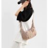 Ultra-Lightweight Nylon Crescent Shoulder Bag | Multi-Pocket Crossbody Hobo Bag (0.21kg)