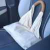 Large Capacity Slouchy Canvas Beach Bag with Woven Rope Strap