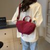 Versatile Nylon Dumpling Crossbody Bag – Lightweight Urban Outdoor Shoulder Tote